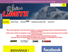 Tablet Screenshot of extremelimite.ca